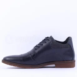 Tommy Bowe Parke Toe Cap Smart Boot - Navy Leather