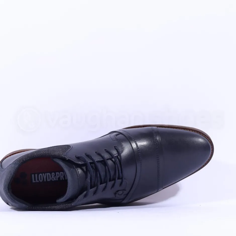Tommy Bowe Parke Toe Cap Smart Boot - Navy Leather