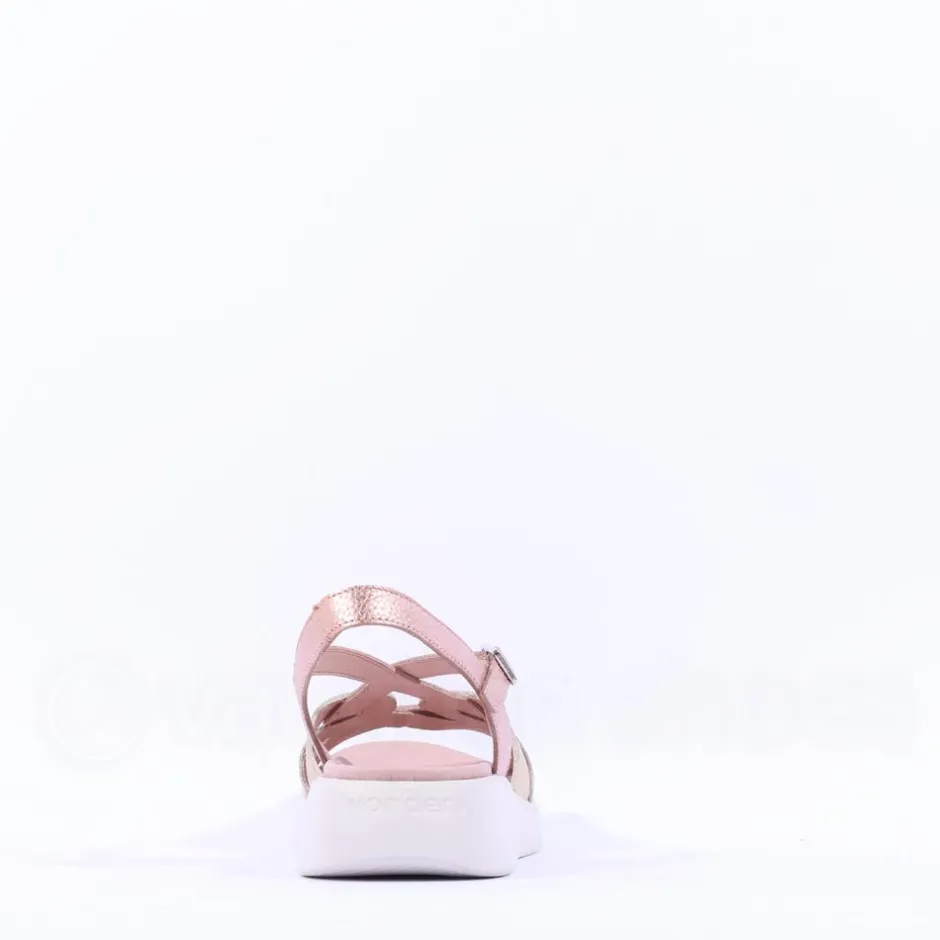 Women Wonders Paterna Strappy Sandal - Metallic Combi