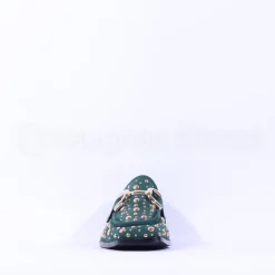 Women Kate Appleby Peniston Studded Loafer - Green Gold
