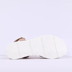Women Repo Platform Espadrille Sandal - Beige