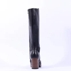 Women NeroGiardini Platform Knee High Boot - Black Leather