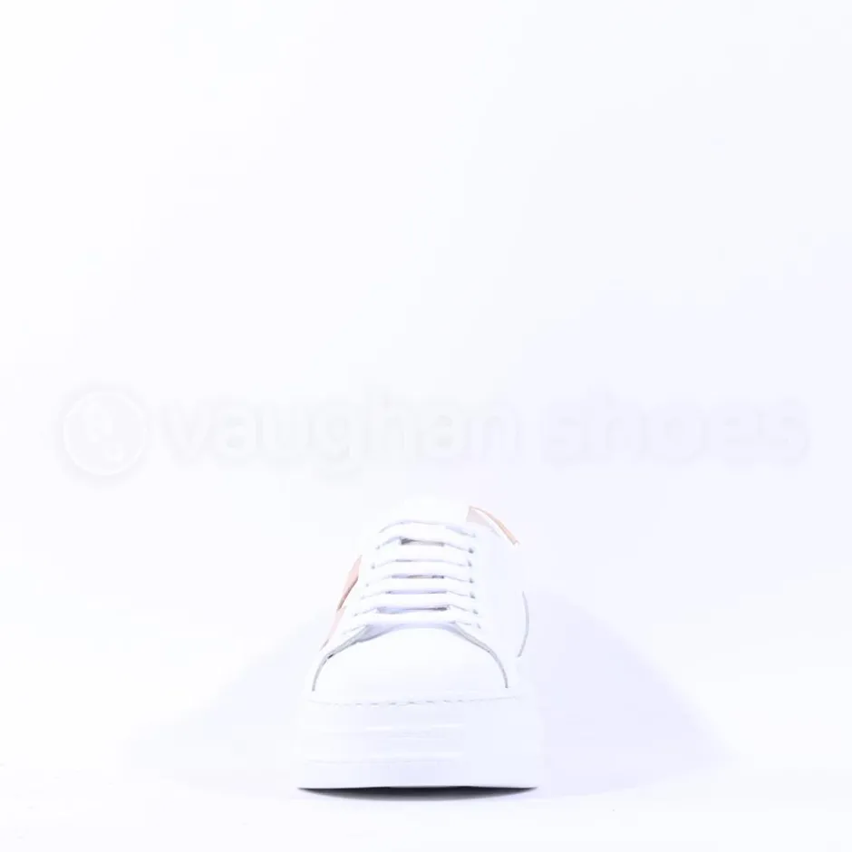 Women Marco Moreo Platform Laced M Trainer - White Beige