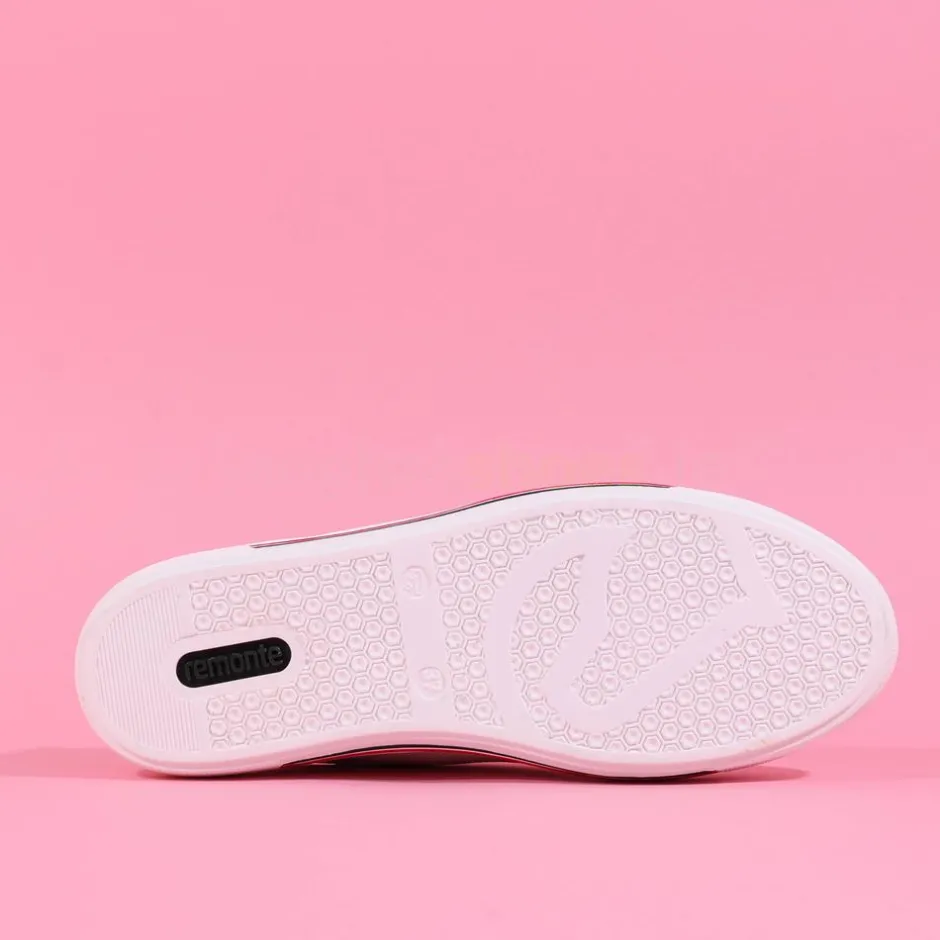 Women Remonte Platform Laced Shoe Harar - White