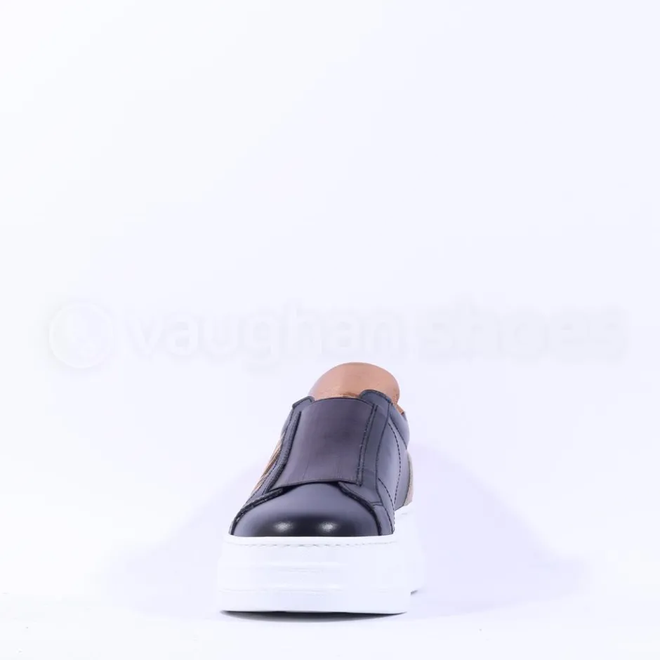 Women Marco Moreo Platform Slip On M Trainer - Black Leopard