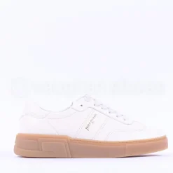 Women Paul Green Platform Soft Gumsole Trainer - White Tan