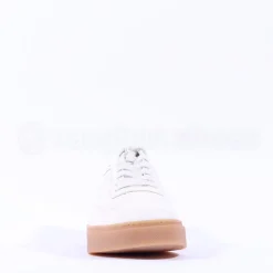 Women Paul Green Platform Soft Gumsole Trainer - White Tan
