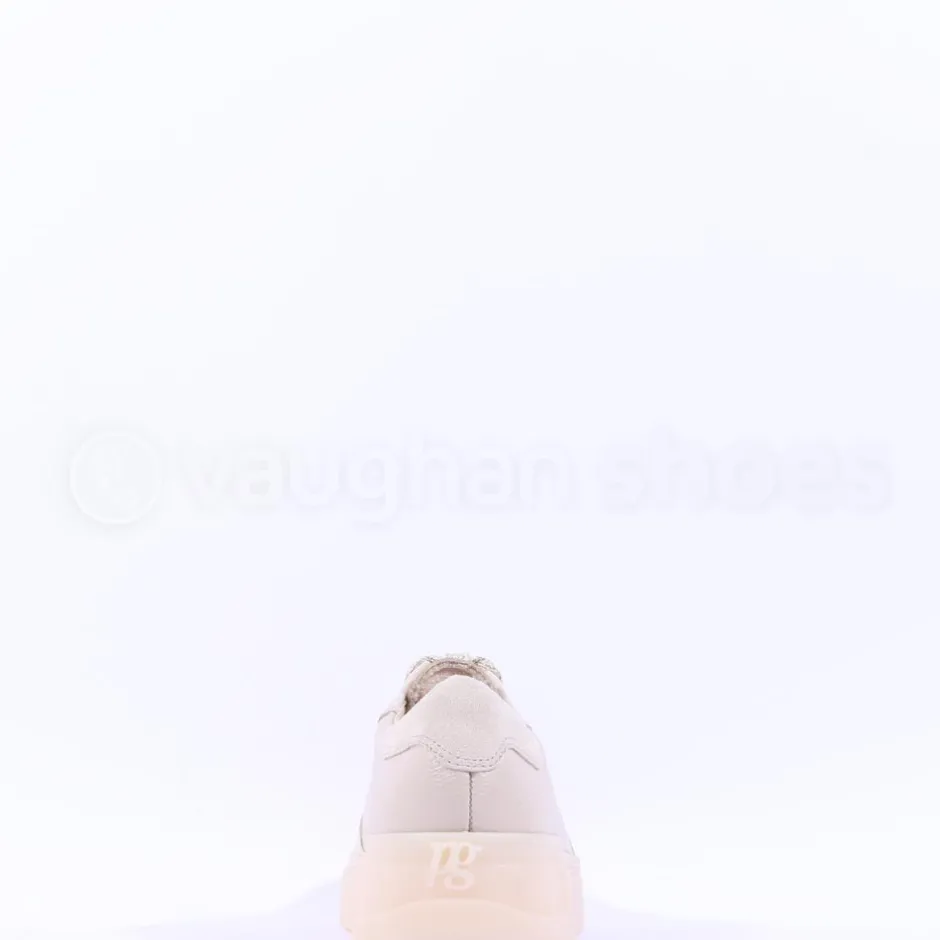 Women Paul Green Platform Soft Gumsole Trainer - Cream Leather
