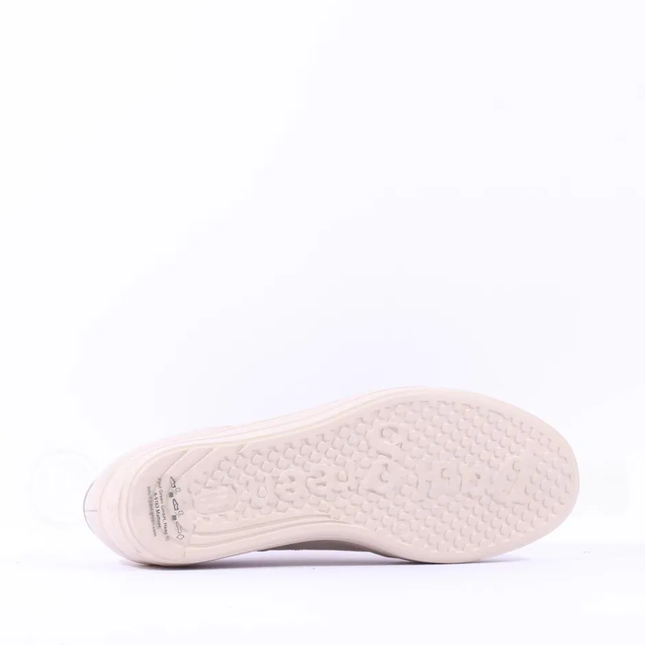 Women Paul Green Platform Trim Trainer - Cream Gold