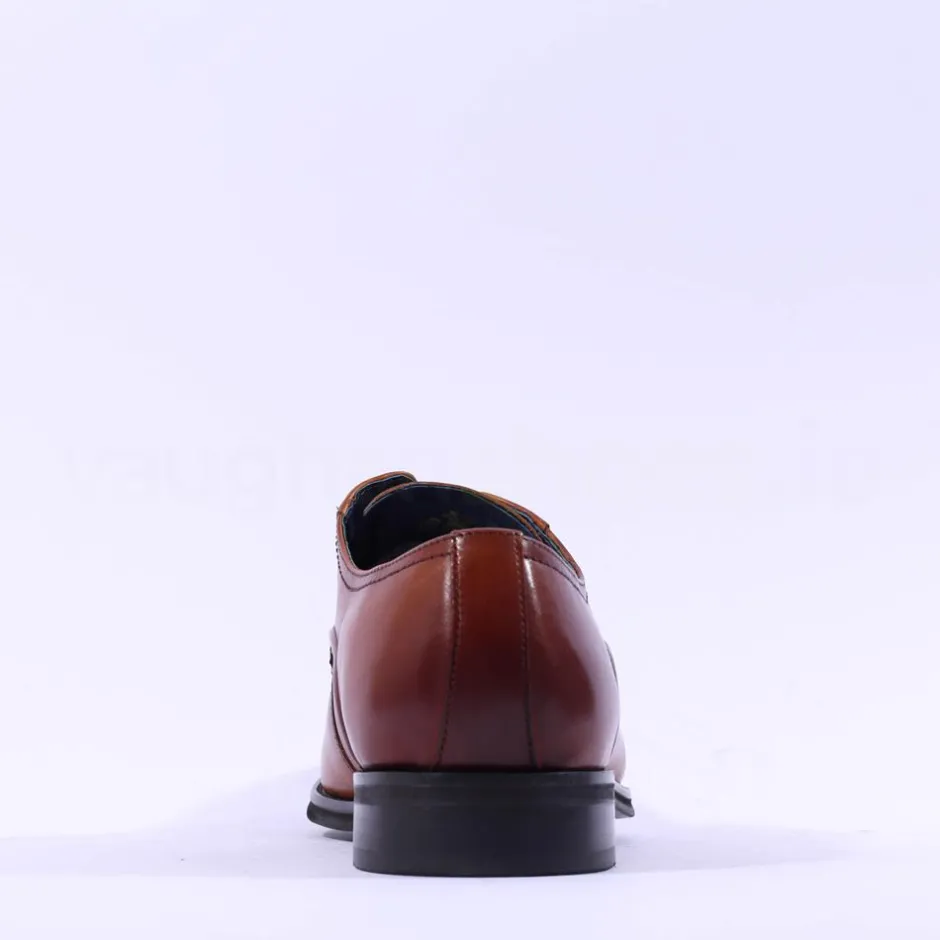 Tommy Bowe Prisco Plain Toe Derby Shoe - Tan Leather