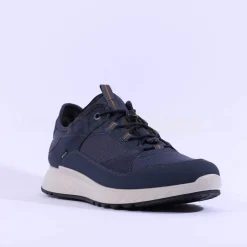 Ecco Men Pull String Goretex Exostride - Navy