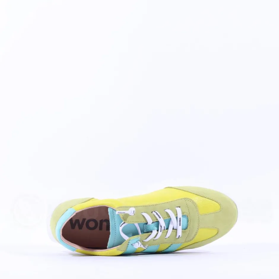 Women Wonders Racer 2 Tone Bungee Lace Trainer - Cyber