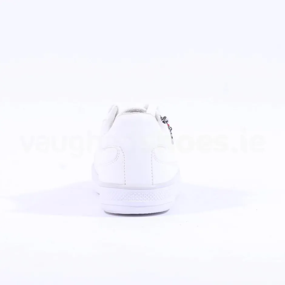 Women S.Oliver Regan Side Zip Casual Trainer - White