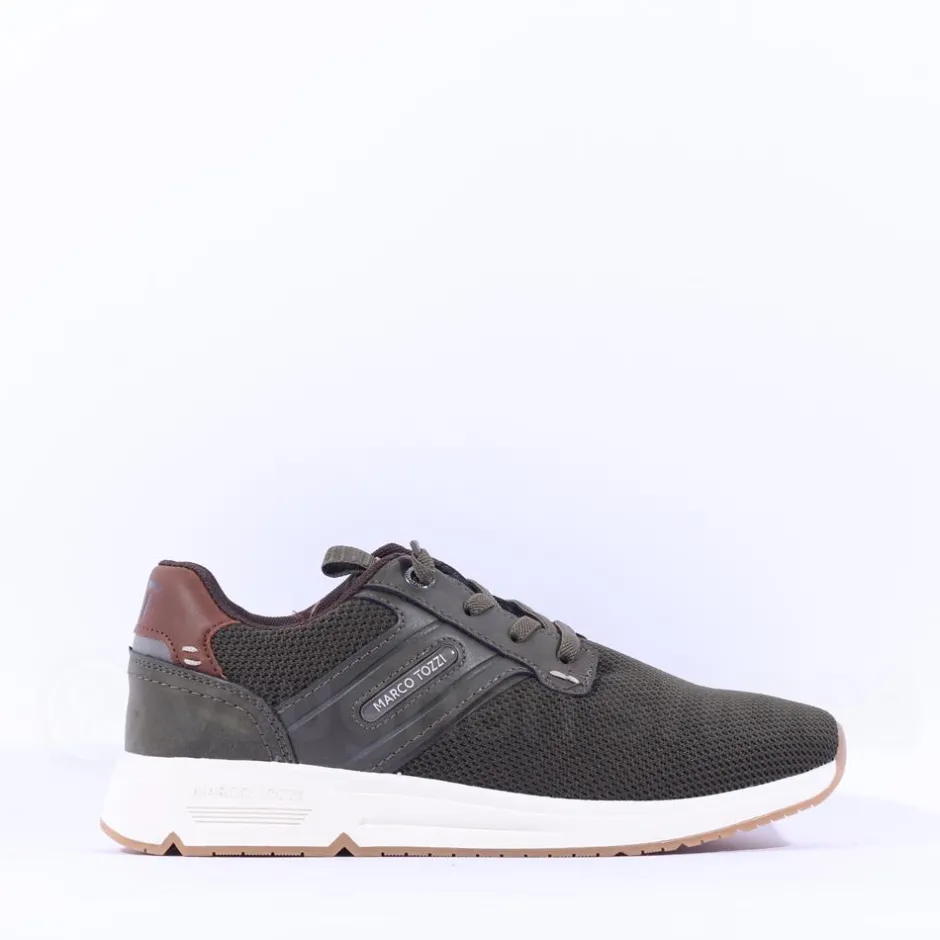 Marco Tozzi Men Regi Mesh Trainer - Khaki
