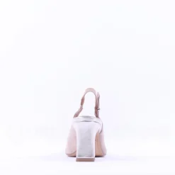 Women Tamaris Reyna Block Heel Slingback - Grey Combi