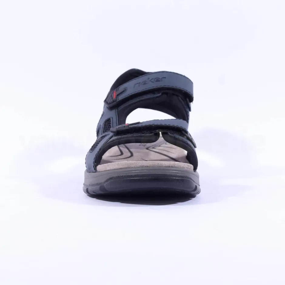Rieker Men Rieker 2 Velcro Strap Sandal - Navy