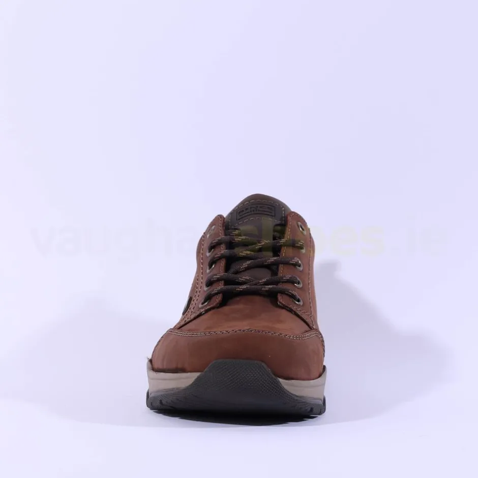 Rieker Men Rieker Bendigo Laced Tex Shoe - Brown Nubuck