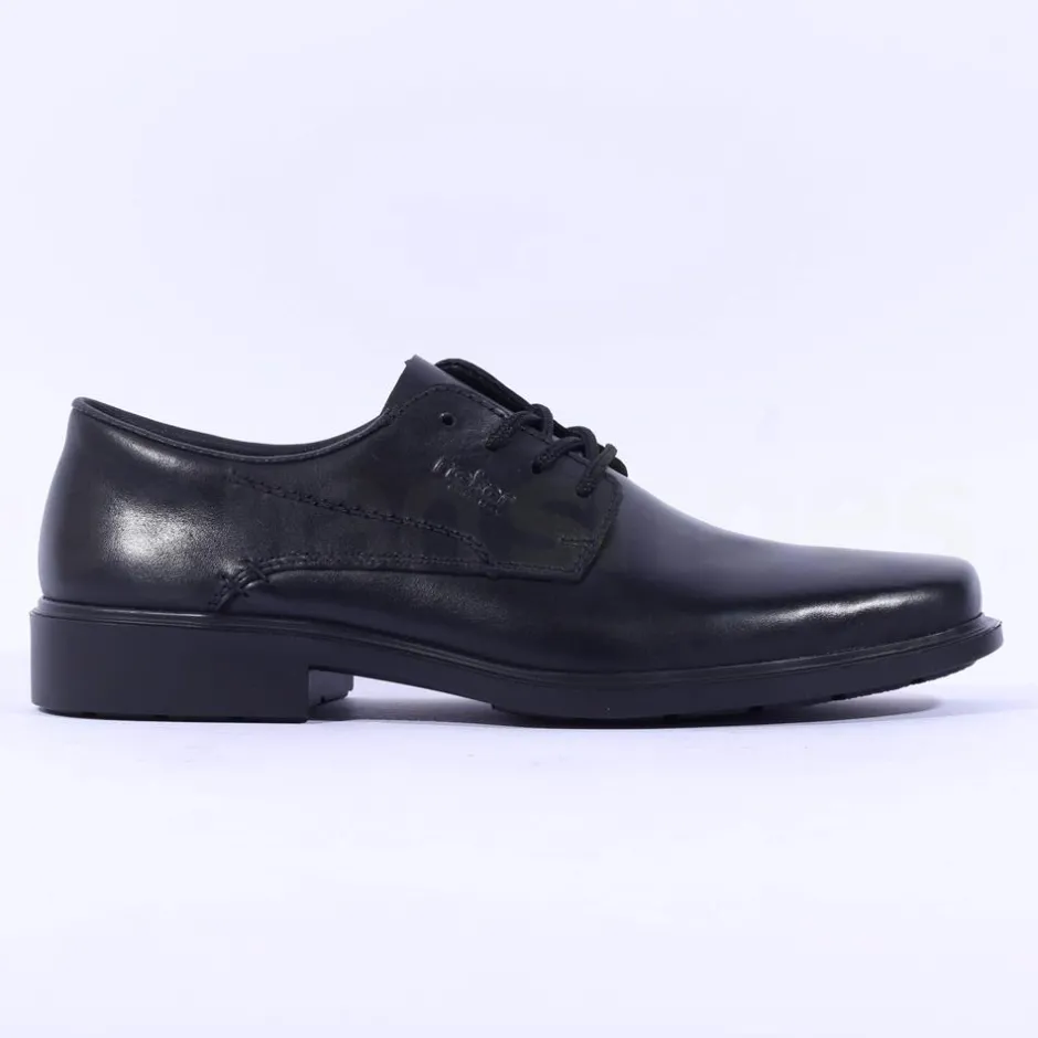 Rieker Men Rieker Laced Wide Fit Shoe - Black