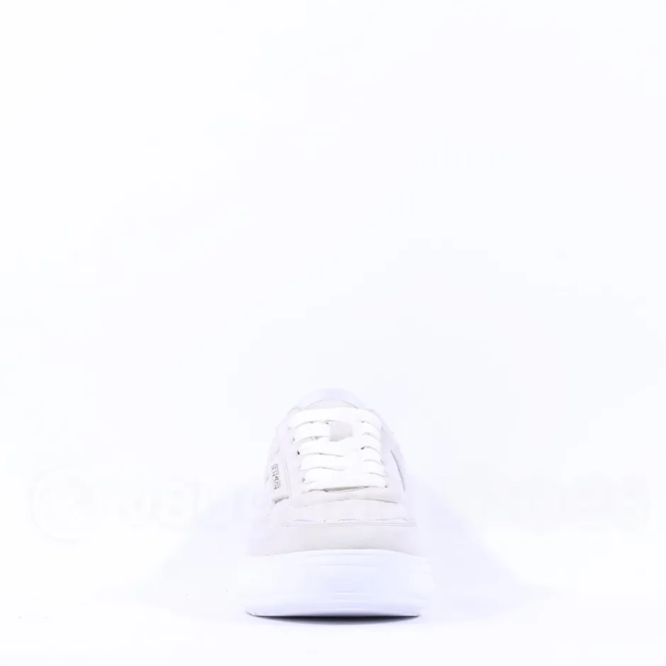 Women Peter Kaiser Rimini Quilted Lace Trainer - Light Grey Leather