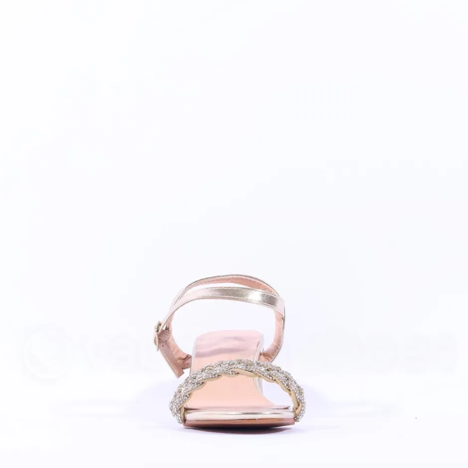 Women Sorento Roganstown Block Heel Sandal - Gold