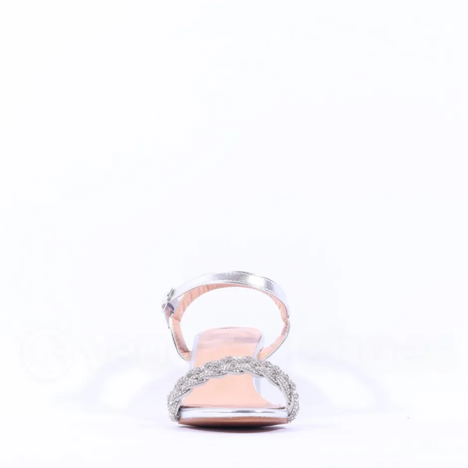 Women Sorento Roganstown Block Heel Sandal - Silver