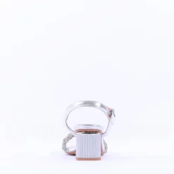 Women Sorento Roganstown Block Heel Sandal - Silver