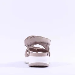 Women Gabor Rolling Soft V/C Strap Sandal Tina - Taupe Nubuck