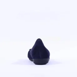 Women Gabor Rosta Slip On Low Pomp - Navy Suede