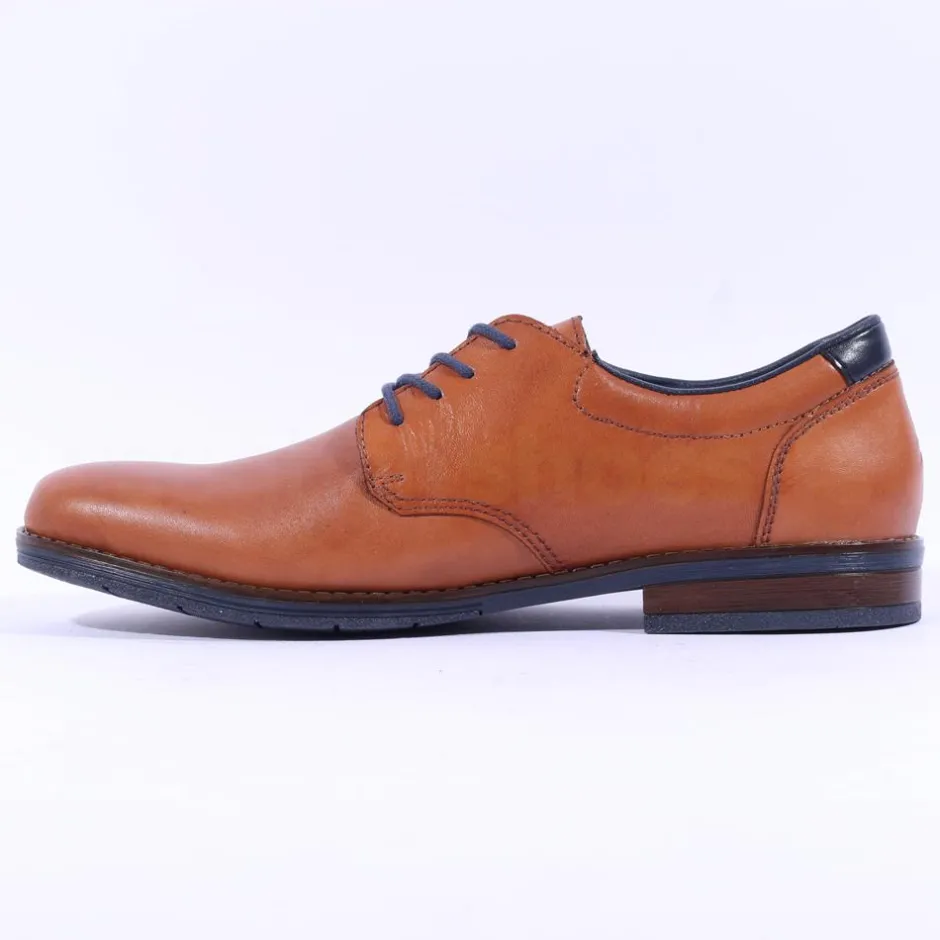 Rieker Men S Laced Shoe - Tan Leather