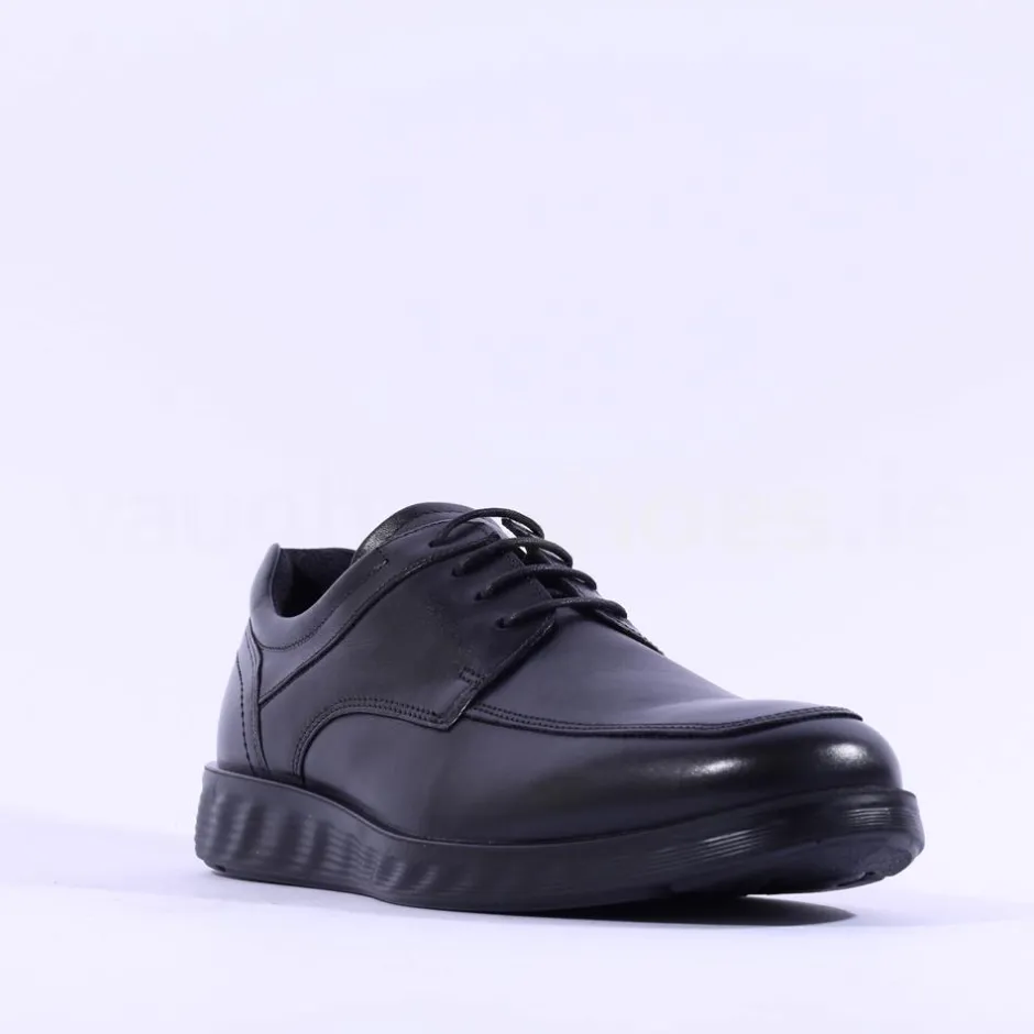 Ecco Men S. Lite Hybrid Laced Shoe - Black Leather