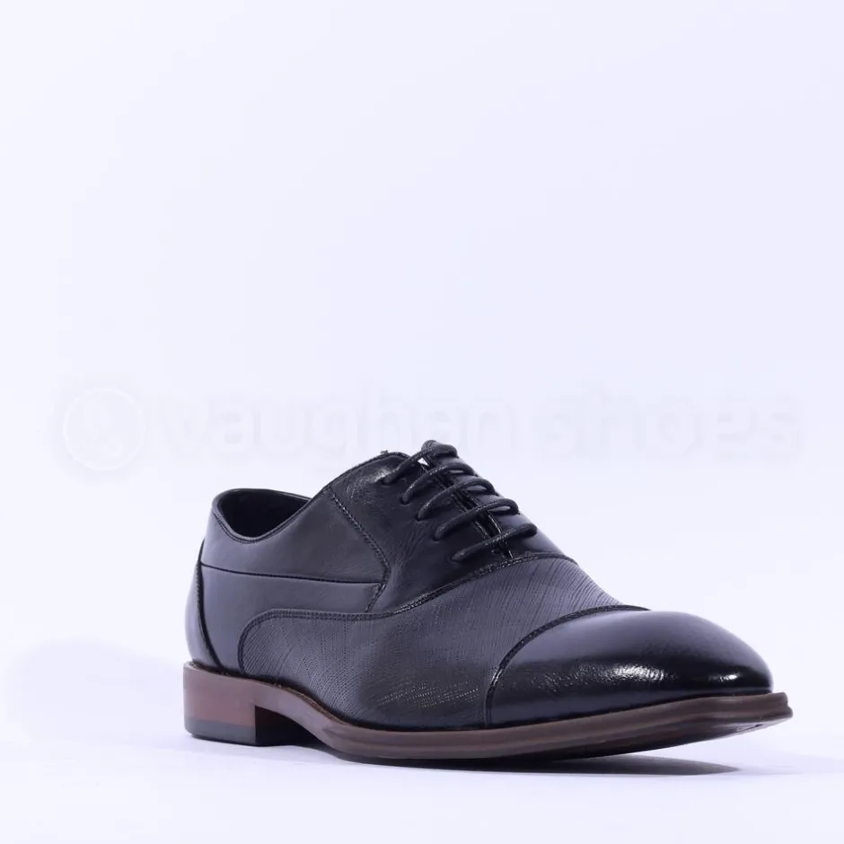 6th Sense Sammy Laced Toecap Dress Shoe - Black