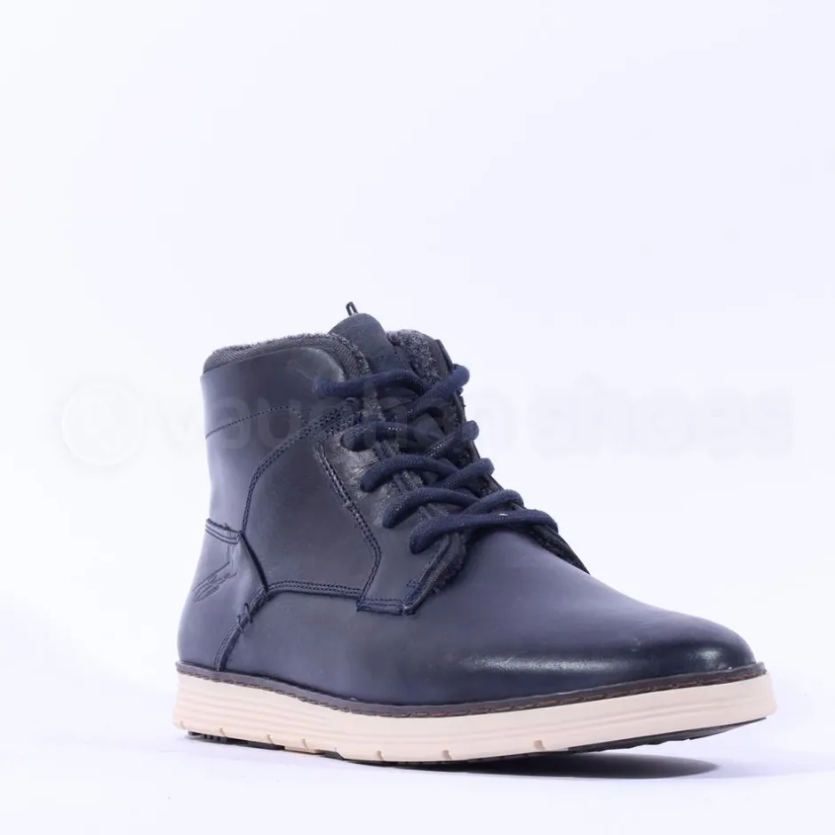 Tommy Bowe Sanchez Laced Casual Boot - Navy Leather