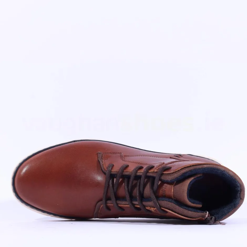Tommy Bowe Sanchez Laced Casual Boot - Tan Leather