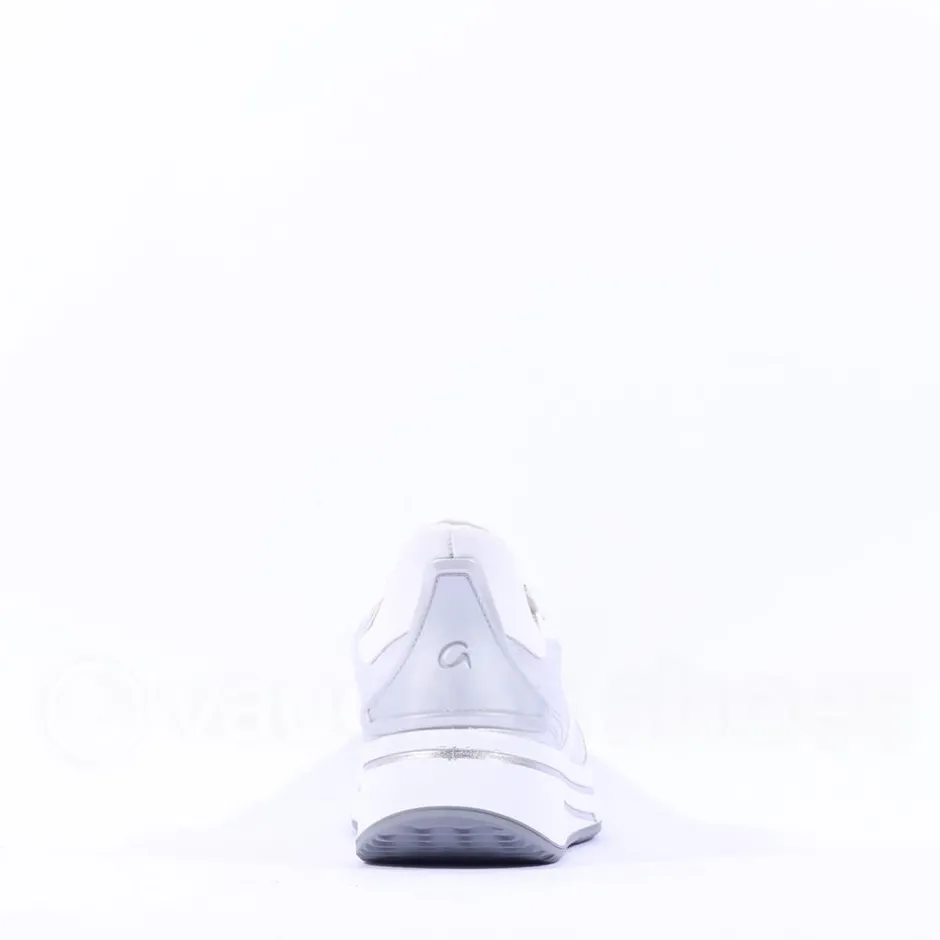 Women Ara Sapporo 3.0 Easy Slip On Trainer - Silver Leather