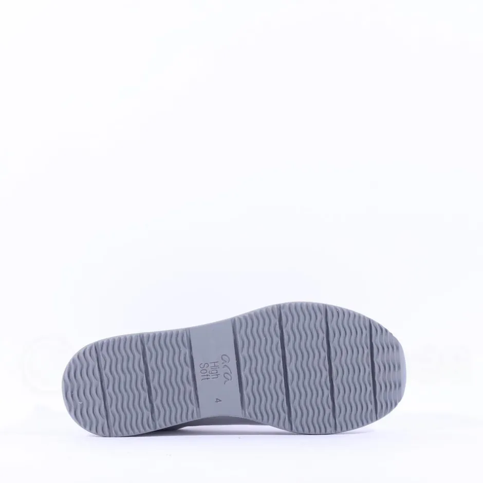 Women Ara Sapporo 3.0 Easy Slip On Trainer - Silver Leather