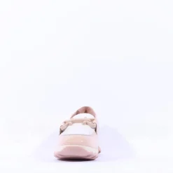 Women Wonders Sima Wedge Link Shoe - Nude Patent