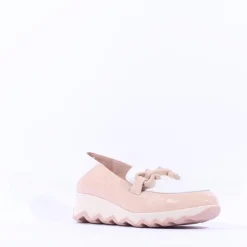 Women Wonders Sima Wedge Link Shoe - Nude Patent