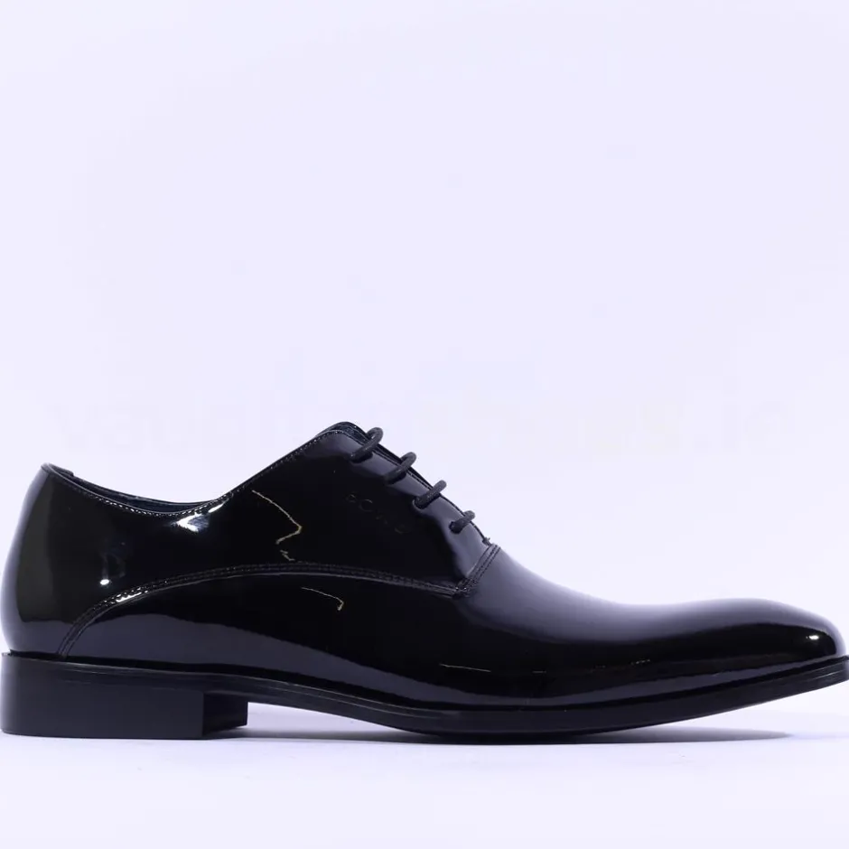 Tommy Bowe Simonds Laced Plain Toe - Black Patent