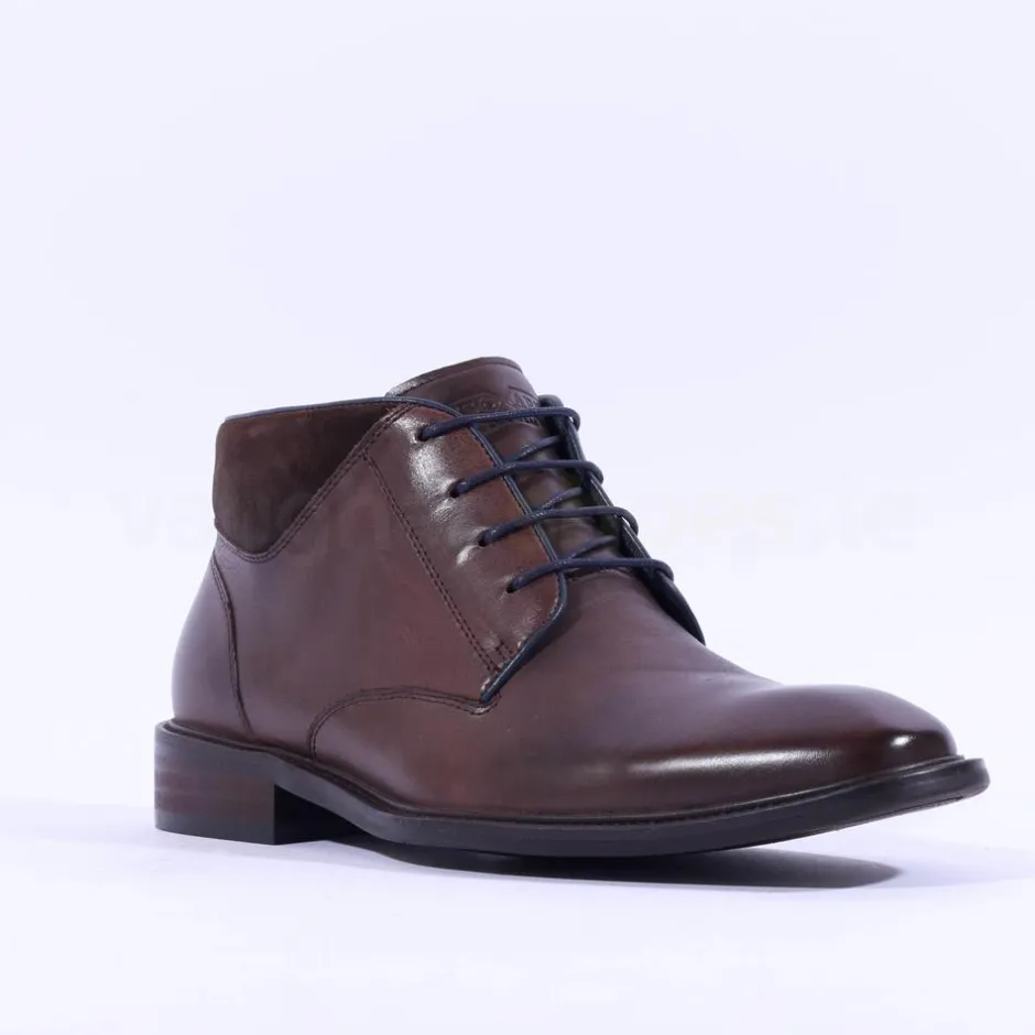 Escape Men Singspiel Laced Boot - Mahogany