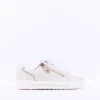 Women Jana Sitane Elasticated Lace Trainer - Beige Metallic