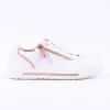 Women Jana Sitane Elasticated Lace Trainer - White Rose Gold