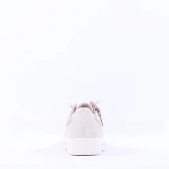 Women Jana Sitane Elasticated Lace Trainer - Beige Metallic