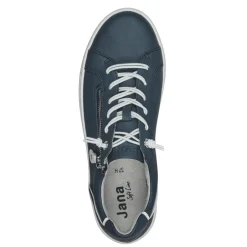 Women Jana Sitane Elasticated Lace Trainer - Navy