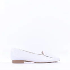 Women Paul Green Slip On Square Detail Loafer - Ivory