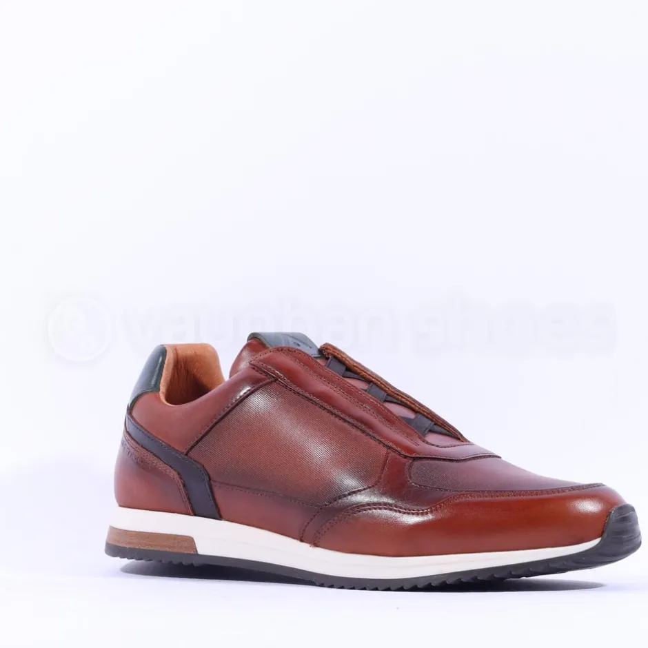 Ambitious Slow Laceless Trainer - Cognac Combi
