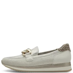 Women Jana Somon Loafer With Link Detail - Beige Leopard Combi