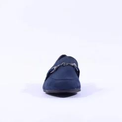 Women Marco Tozzi Sopi Slip On Buckle Loafer - Navy