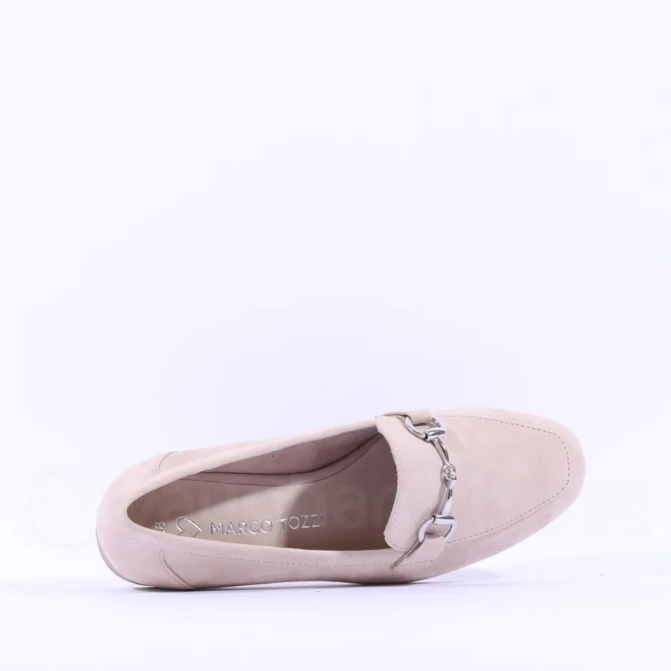 Women Marco Tozzi Sopi Slip On Buckle Loafer - Dune