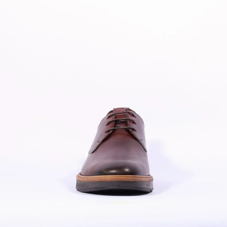 Ecco Men St1 Hybrid Laced - Cognac Leather