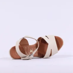 Women Oh My Sandals Strap Slingback Espadrille - Cream